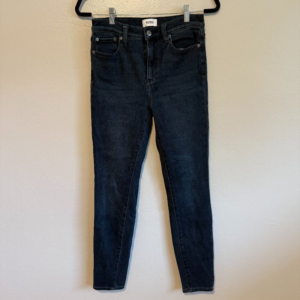 Pistola Women’s Dark Wash Fitted Skinny Denim Jeans Size 27